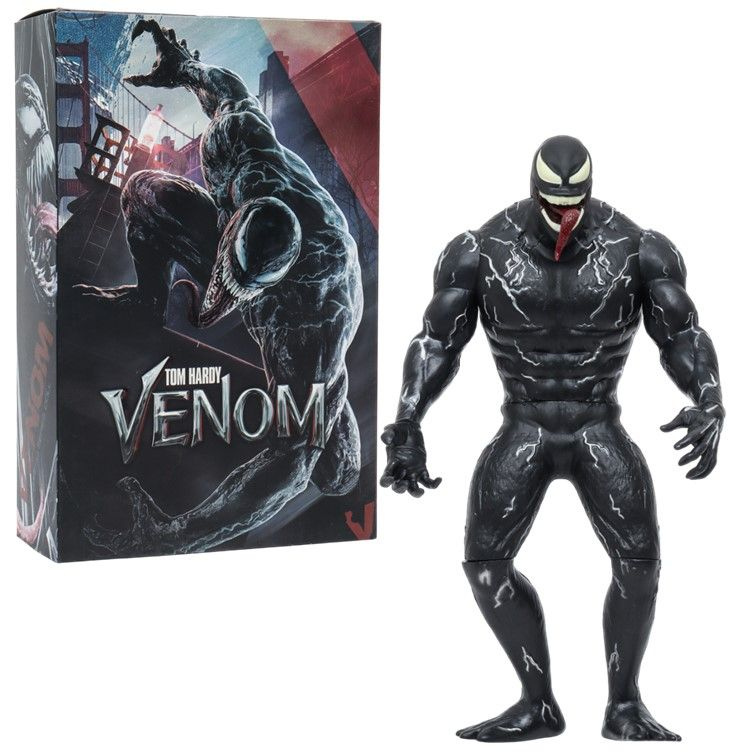 Фигурка игрушка для мальчика Мстители Веном 33см., Супергерои Marvel Avengers Venom черный  #1