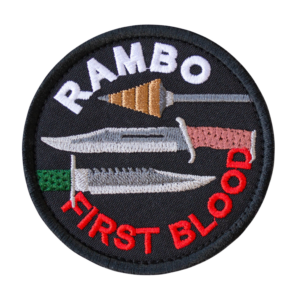 Патч шеврон на липучке RAMBO First blood Рэмбо первая кровь #1