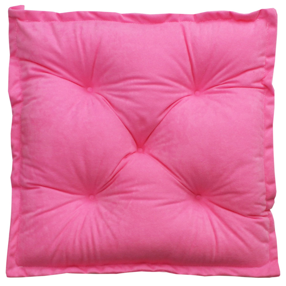 Подушка для сиденья МАТЕХ 2D VELOURS 45*45*8. Цвет светло-розовый, арт. 51-107  #1