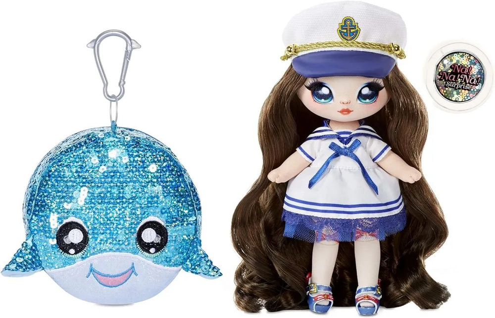 Кукла Na! Na! Na! Surprise Sparkle 1 серия Sailor Blu якорь . #1