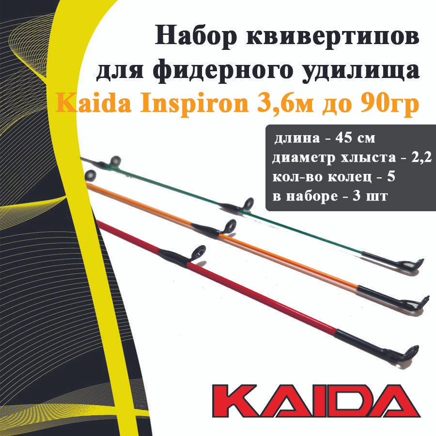 Набор квивертипов для фидерного удилища KAIDA 138-360 #1