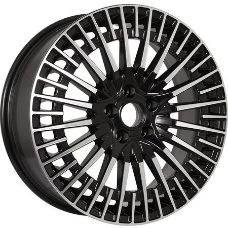 KDW KD1820(КС1096-17) Black_Front_Polished Колесный диск Литой 18x7" PCD5х114.3 ET48 D67.1  #1