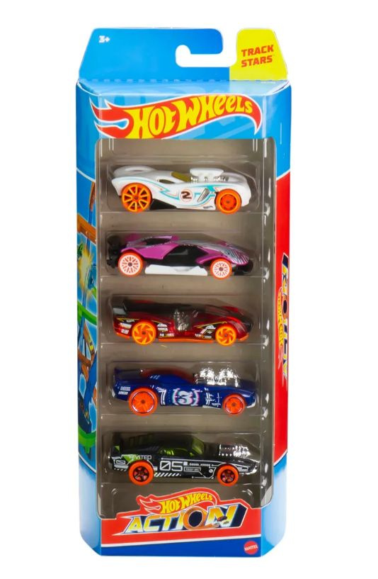 Hot Wheels Игровой набор из 5 машинок ACTION HLY66/01806 #1