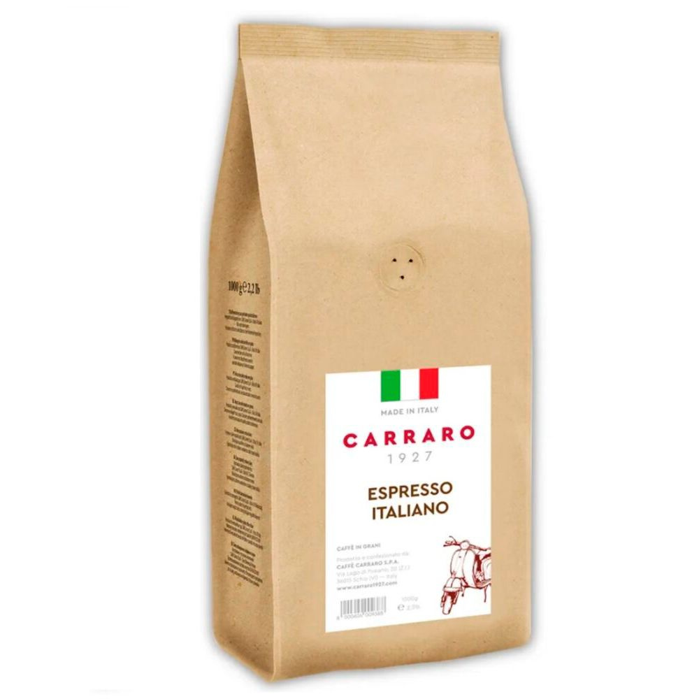 Кофе в зернах Carraro Espresso Italiano 1 кг #1