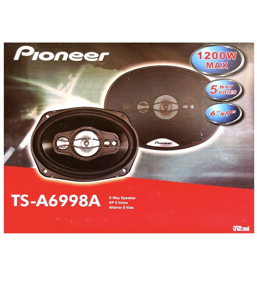 Колонки для автомобиля Pioneer TS-A6998A, Овал 15x23 см (6x9 дюйм.) #1