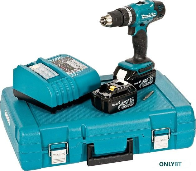 Аккумуляторная дрель Makita DHP453RFE #1