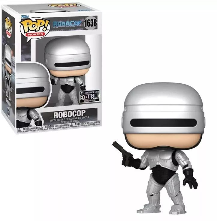 Фигурка Funko Pop! Robocop Metallic (Стикер EE (Фанко Поп Робокоп Металлик))  #1