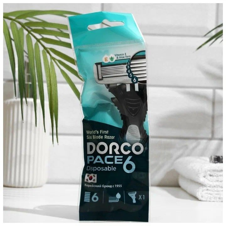 Dorco Станок для бритья одноразовый Dorco Pace 6, 1 шт #1