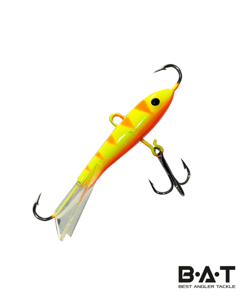 Балансир BAT RAP 3 Fluo (RAPALA) (3см. 7гр.) #YFA #1