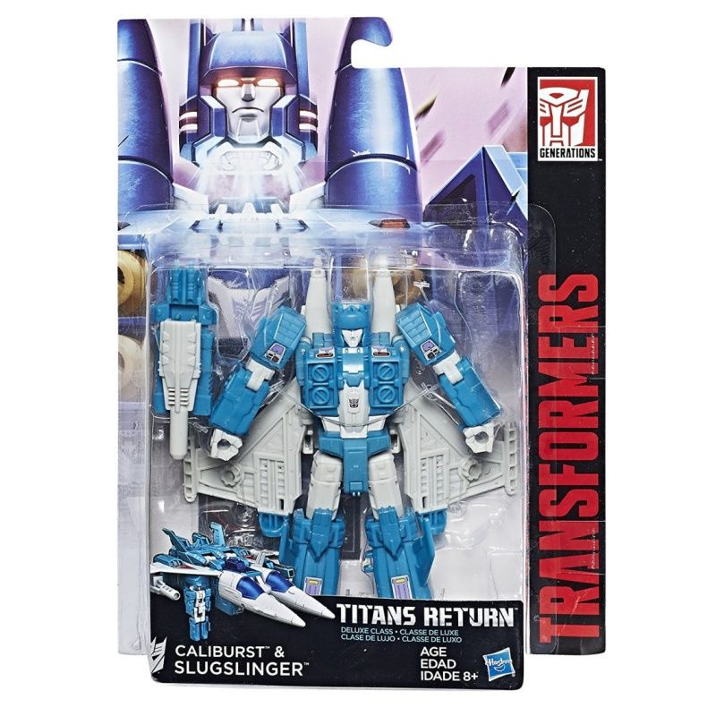 Трансформеры игрушки Hasbro Transformers Generations Titans Return Deluxe Class Caliburst & Slugslinger #1