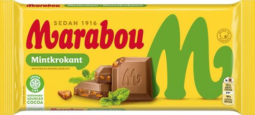 Шоколад Marabou со вкусом мяты 200гр (Sweden) #1