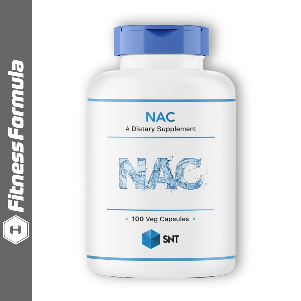 SNT NAC (N-ACETYL CYSTEINE), 600мг, 100 капс, Укрепление иммунной системы, Антиоксидант  #1