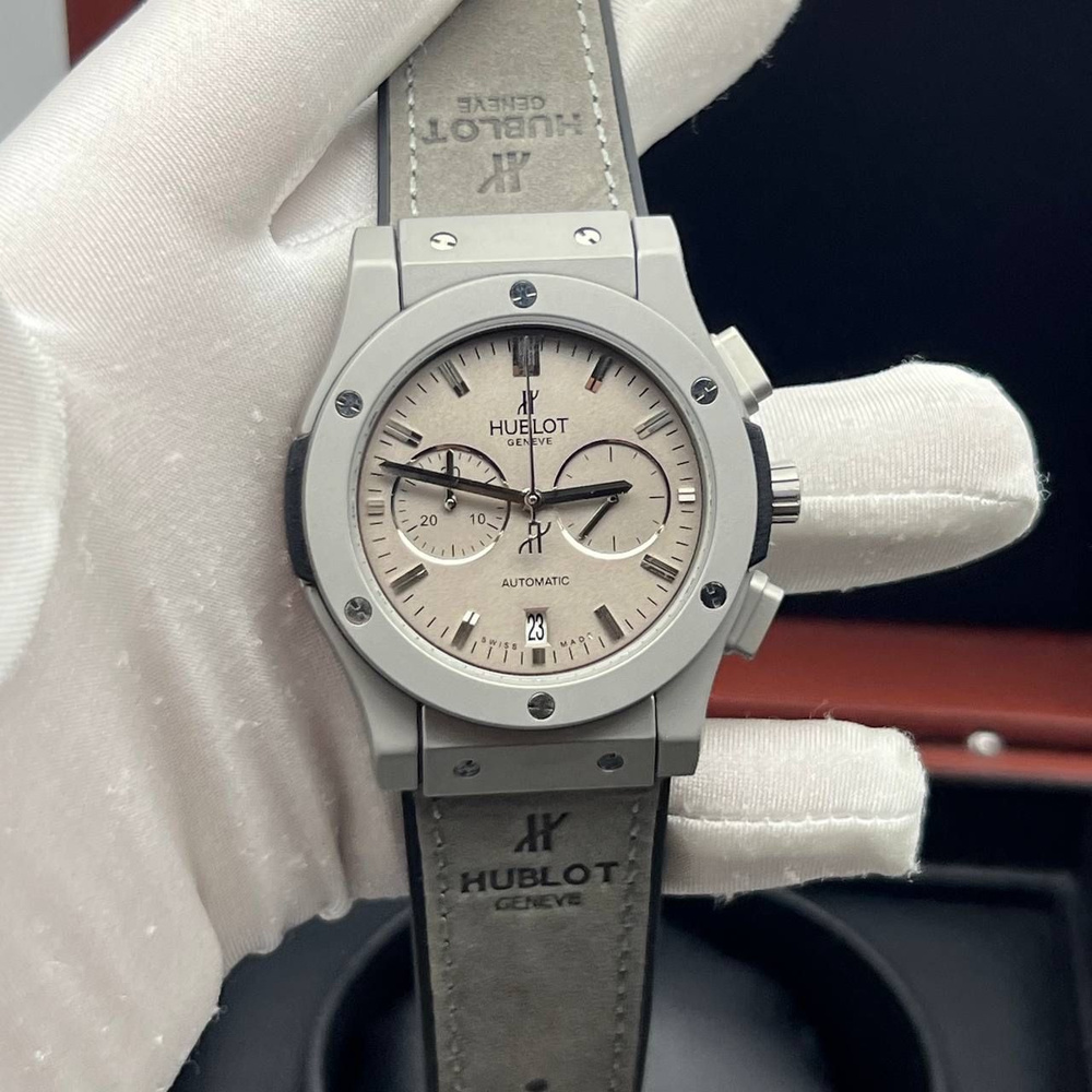 наручные часы HUBLOT /Кварцевый хронограф с функцией Flyback /Стекло минеральное  #1