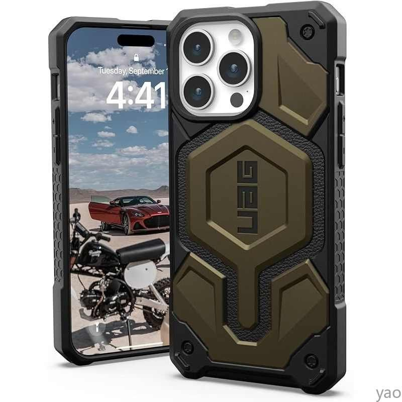 Чехол для мобильного телефона UAG iPhone 15 Pro Monarch Pro, углеродное волокно, кевлар, совместимый #1