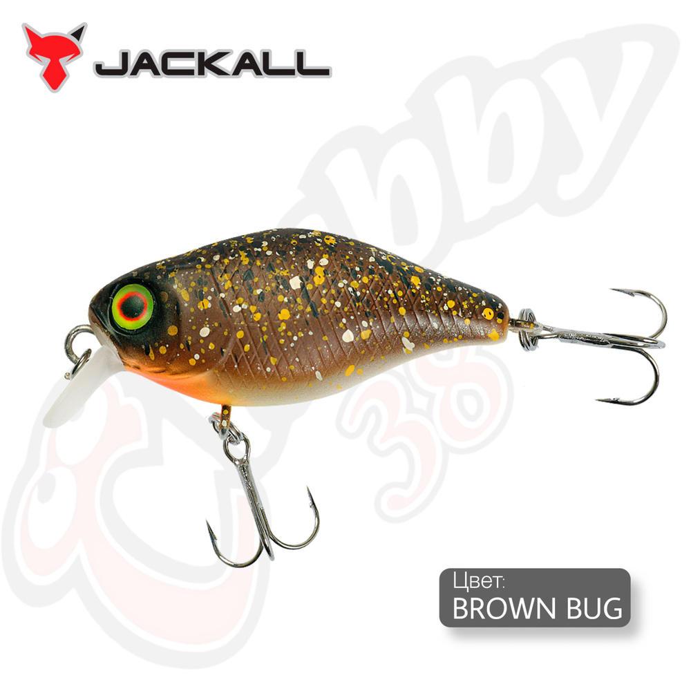 Воблер JACKALL Chubby 38 цв. brown bug #1