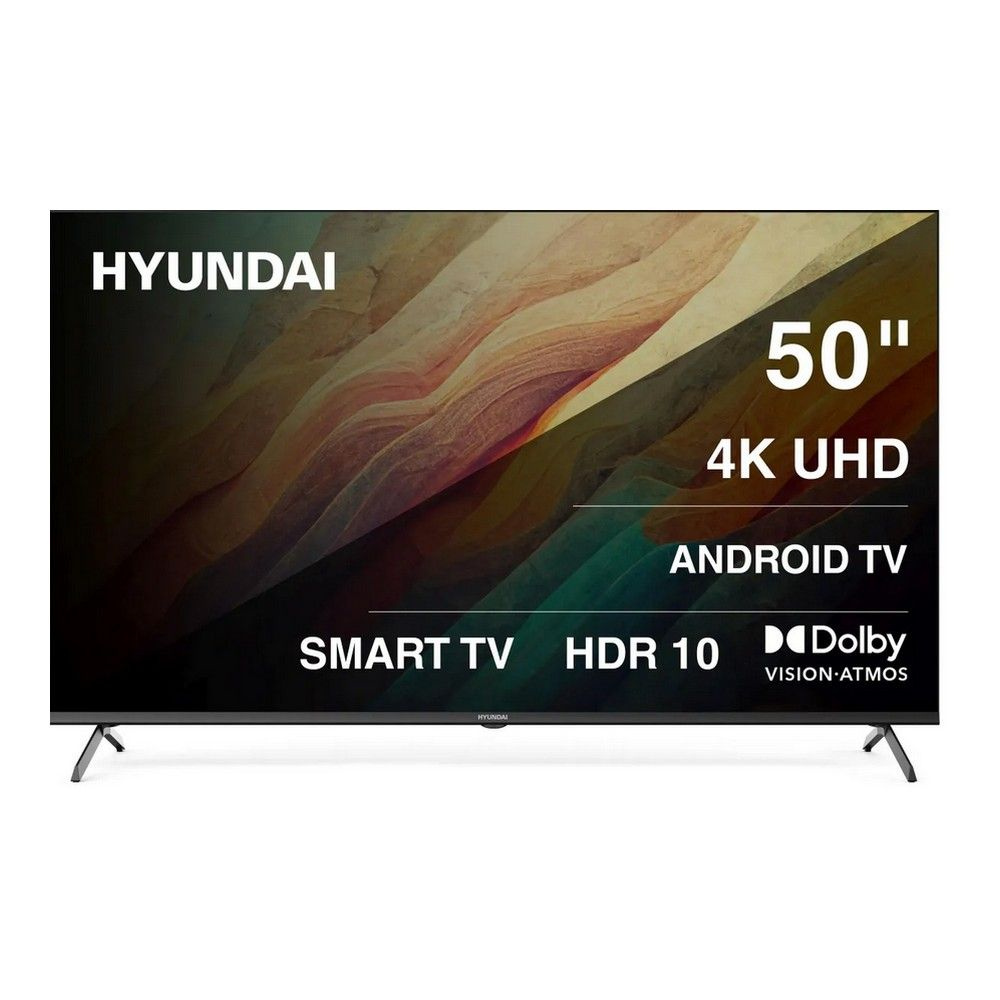 Hyundai Телевизор H-LED50BU7009 50" 4K UHD, черный #1