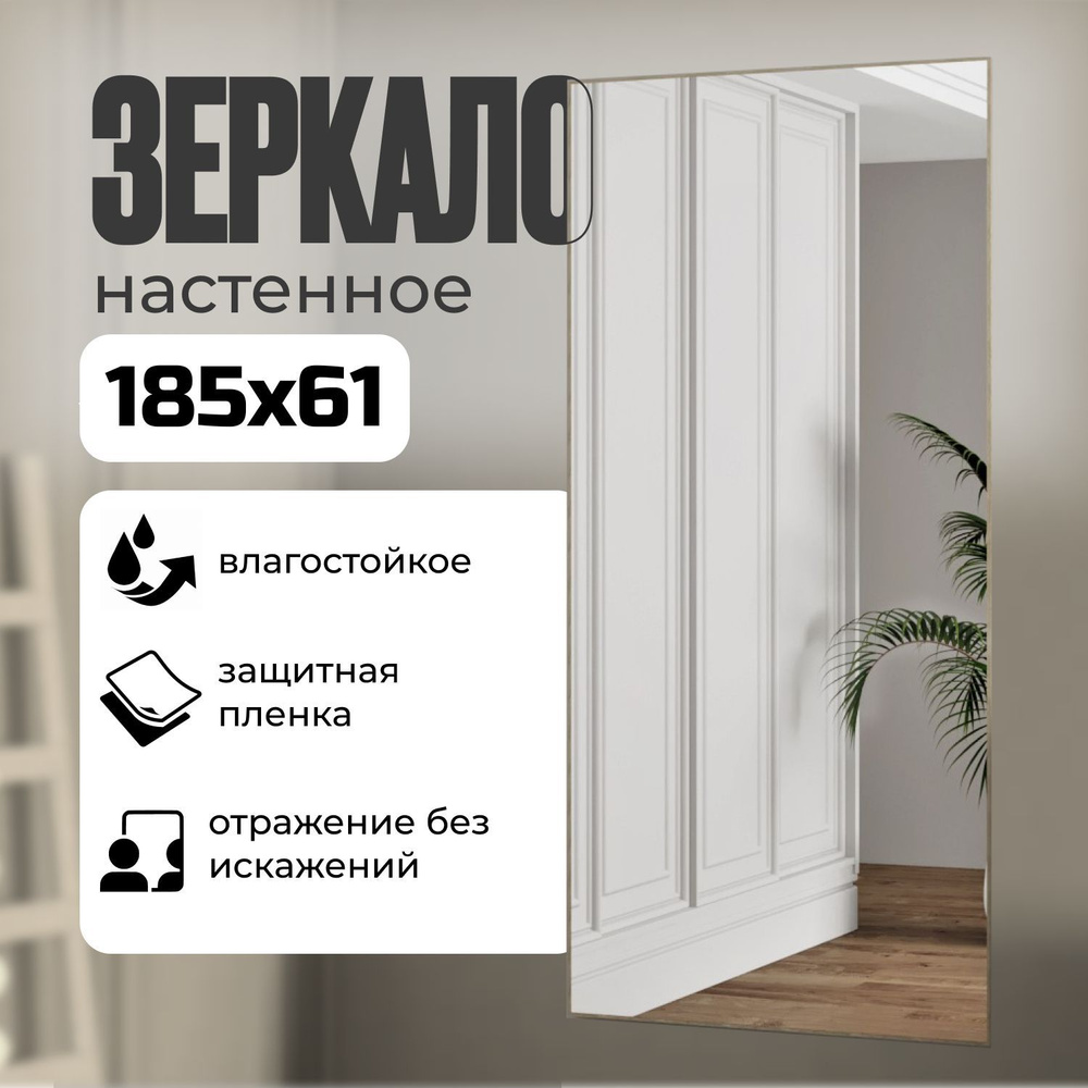 TODA ALMA Зеркало интерьерное, 61 см х 185 см, 1 шт #1