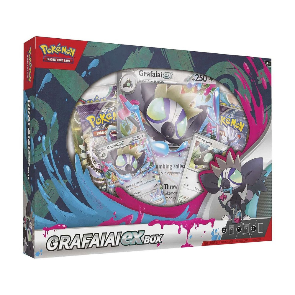 Покемон карты коллекционные: Pokemon TCG PKM Grafaiai ex Box #1