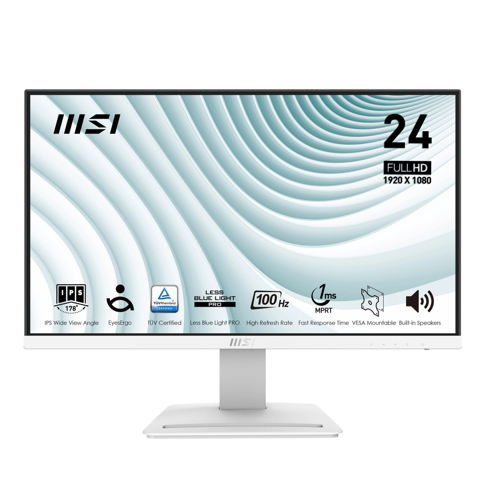 MSI 23.8" Монитор 9S6-3PB5CH-075, белый #1