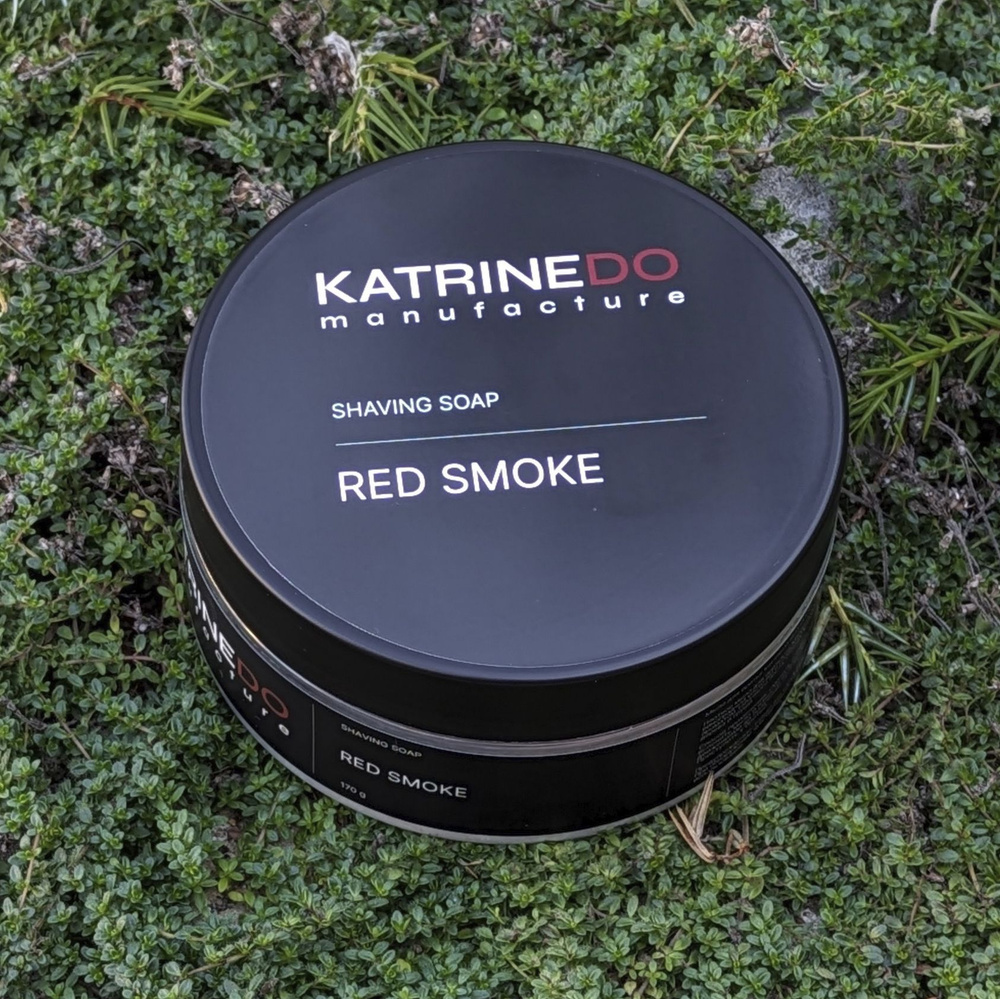 Мыло для бритья KATRINEDO RED SMOKE, 170 г, база Артизан #1