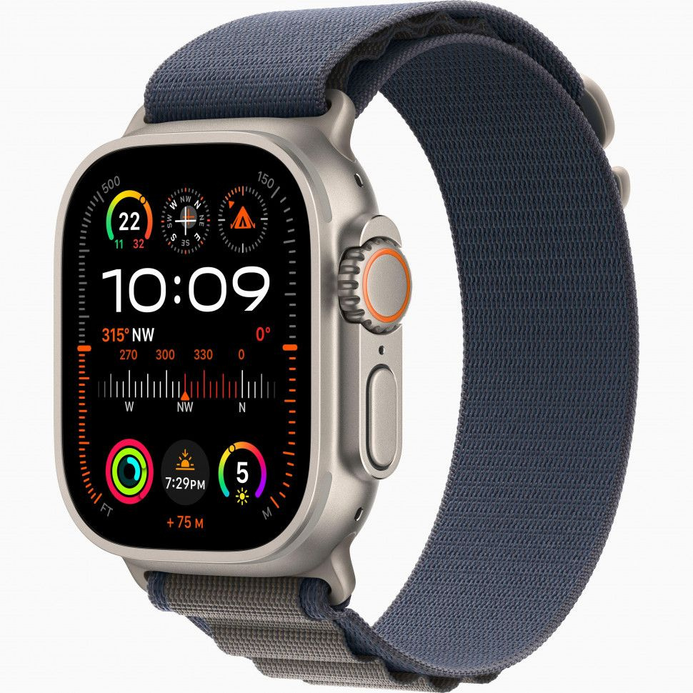 Apple Умные часы Ultra2, 49mm, Alpine Loop Blue #1