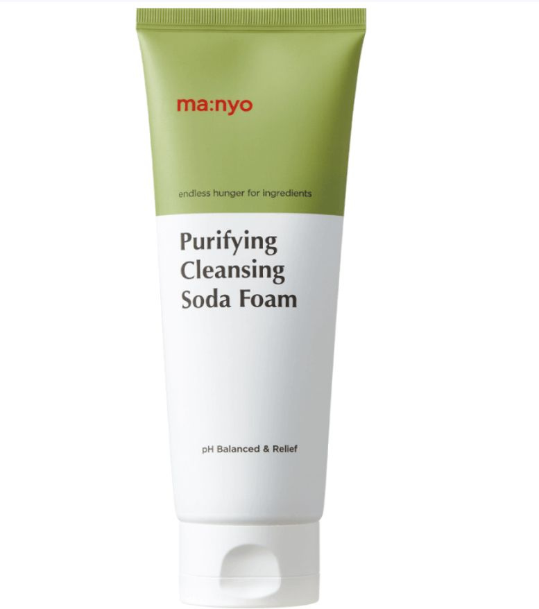 Успокаивающая пенка для умывания с содой Manyo Purifying Cleansing Soda Foam  #1