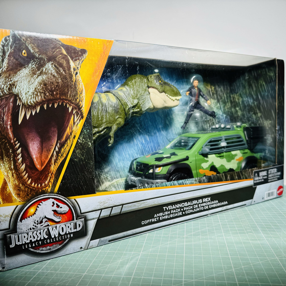 Mattel Jurassic World Сцена с охотничьим грузовиком #1