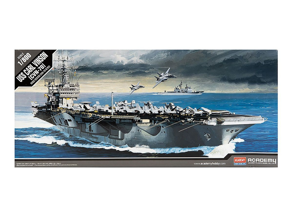 14209 Academy Амеркианский авианосец CVN-70 Carl Vinson (1:800) #1