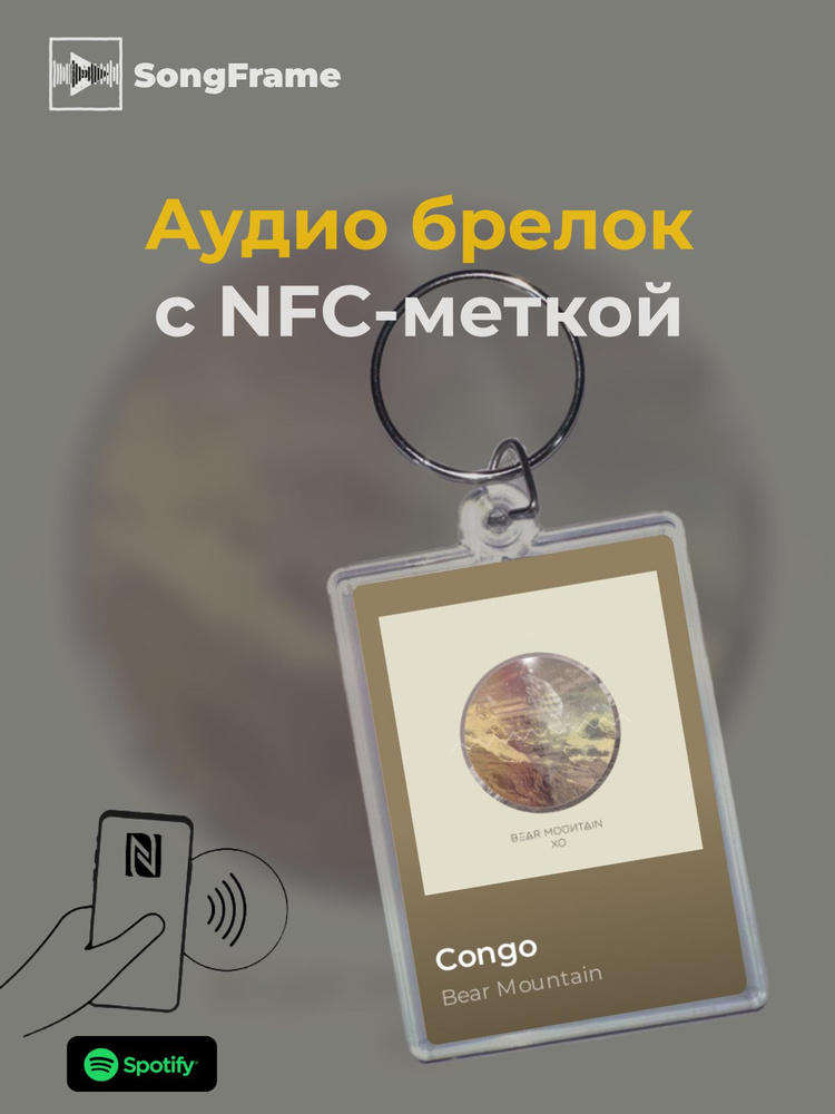 Брелок Spotify с NFC Трек: Bear Mountain - Congo #1