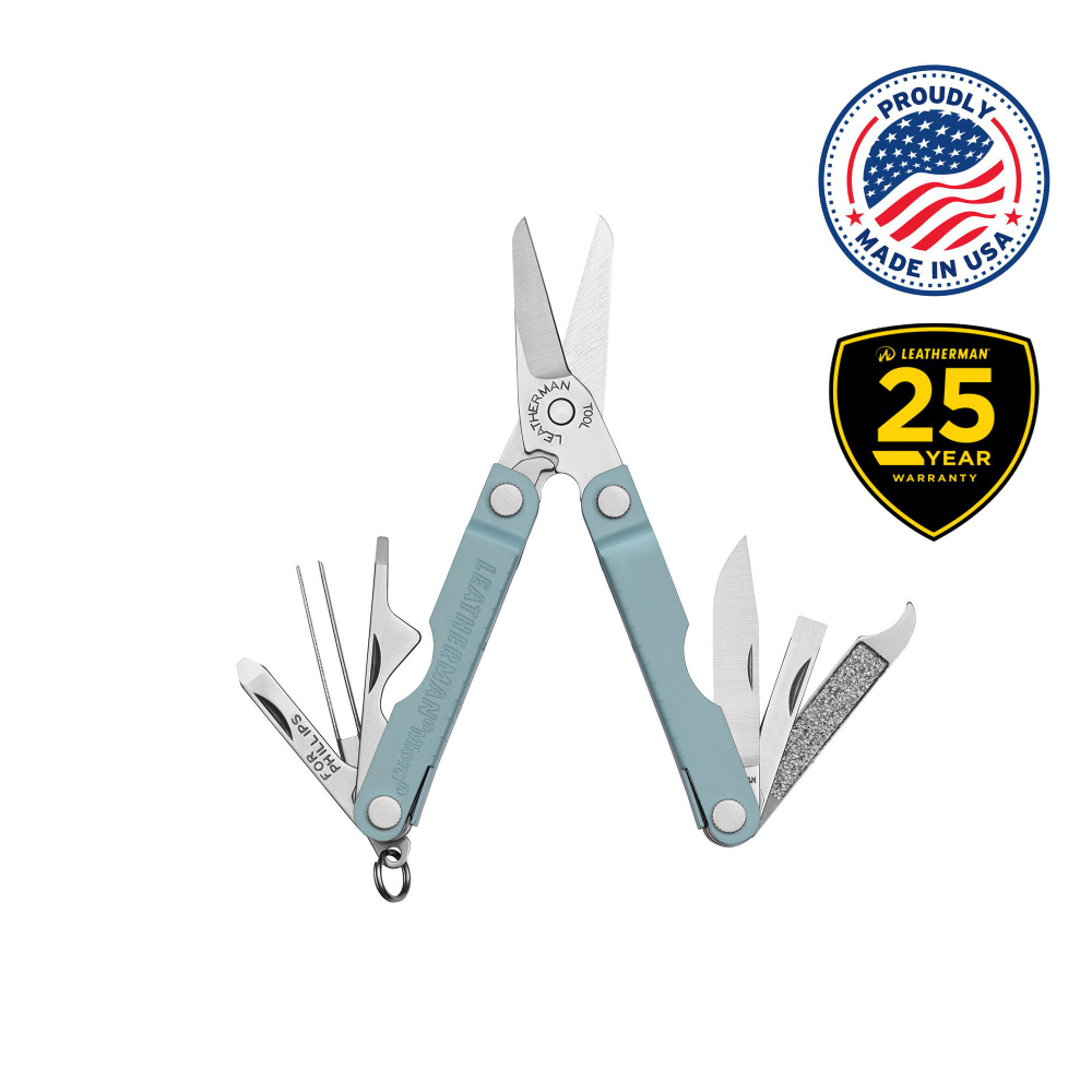 Мультиинструмент LEATHERMAN MICRA ARCTIC (10 инструментов)(6,5см)(51г.)  #1