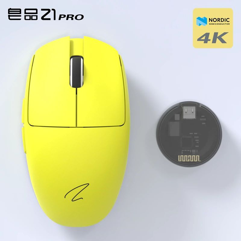 ZAOPIN Игровая мышь беспроводная Z1 Pro, 4K, желтый #1