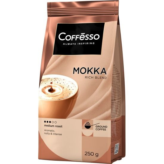 Кофе молотый 250 г Coffesso "MOKKA", 1 упаковка #1