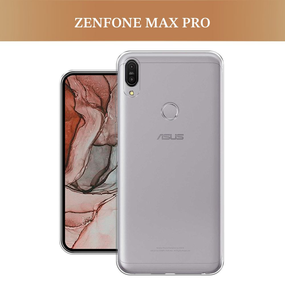 Силиконовый чехол на Asus ZenFone Max Pro ZB602KL / Асус ZB602KL, прозрачный  #1