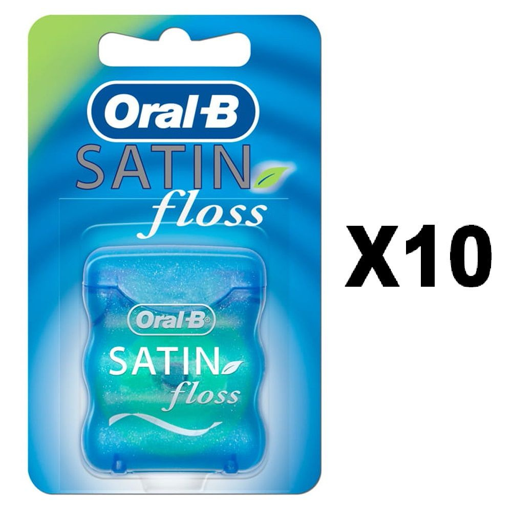 Набор из 10 нитей Oral-B Satin floss 25 м #1