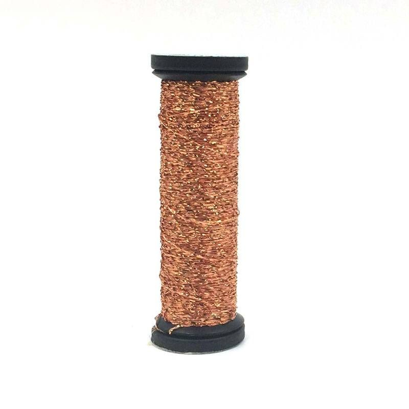 Металлизированные нитки Kreinik 027 Orange Blending Filament 50м #1