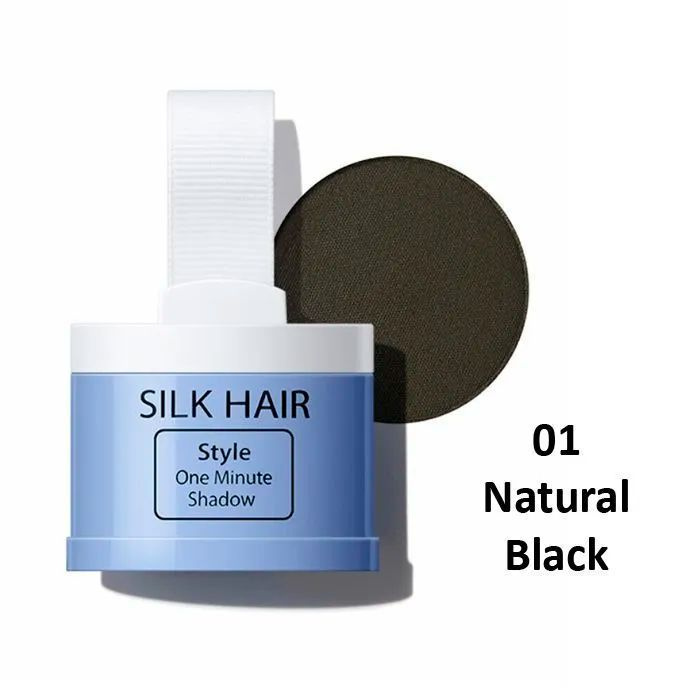 Оттеночное средство для волос The Saem Silk Hair Style One Minute Shadow 01 Natural Black  #1