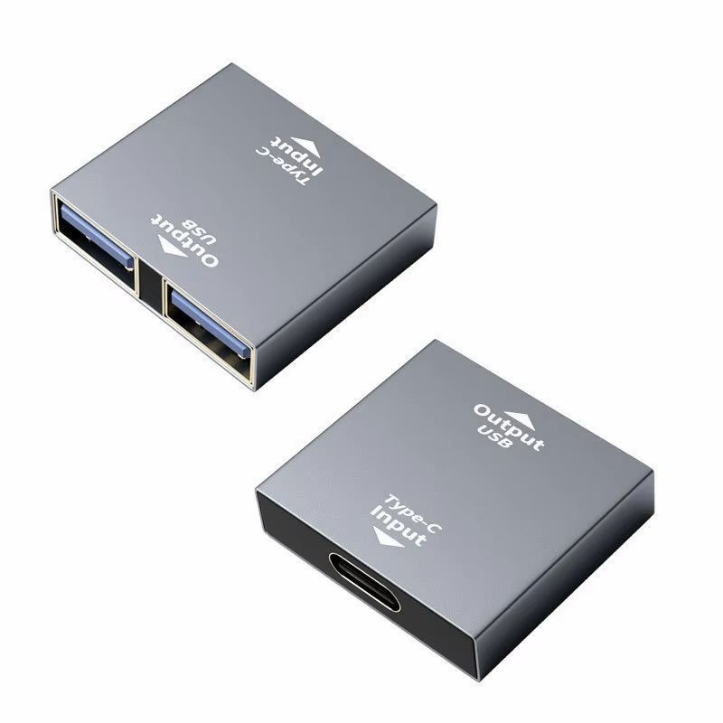 Разветвитель с 2 USB-Typec-C на 1 USB 3.0 и 1 Type-C #1