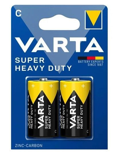 Батарейка VARTA Super Heavy Duty C R14 (Superlife) 2шт. #1