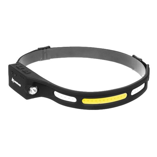 Фонарь налобный сенсорный NISUS PRO (N-FN-HL76) LED-200 LM, COB-200LM, IPX4, USB  #1