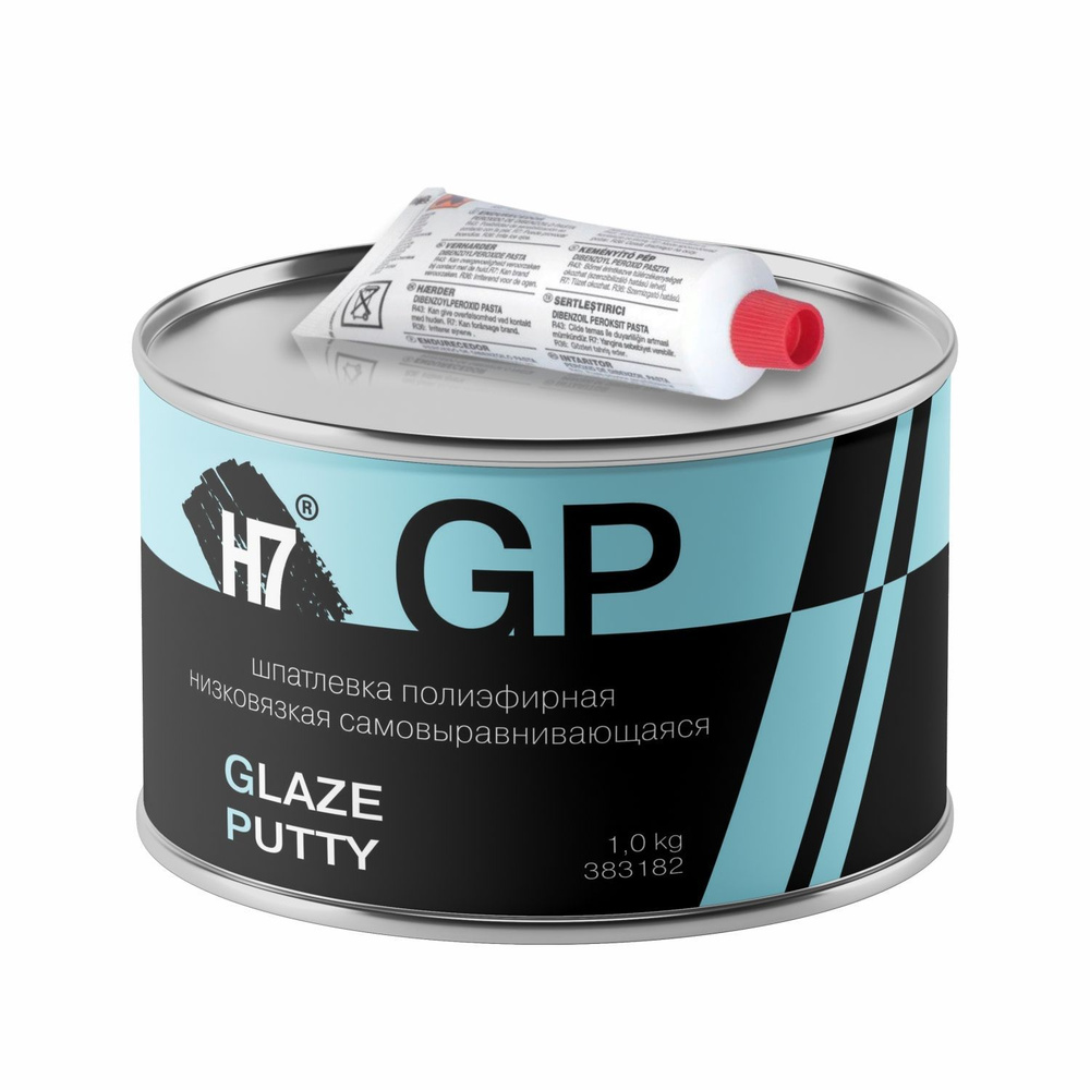 Шпатлевка полиэфирная низковязкая самовыравнивающаяся Glaze Putty, 1л  #1