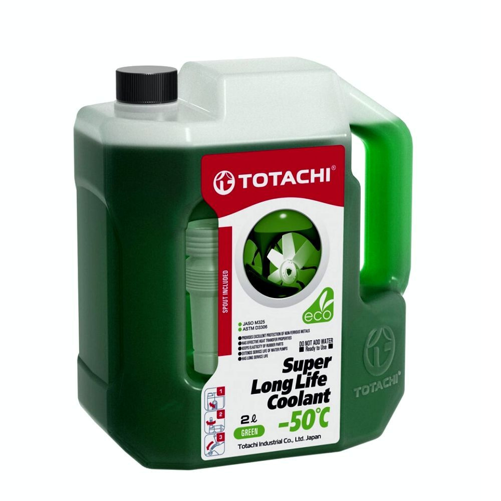 TOTACHI Антифриз зеленый SUPER LONG LIFE COOLANT GREEN -50C / 2 литра #1