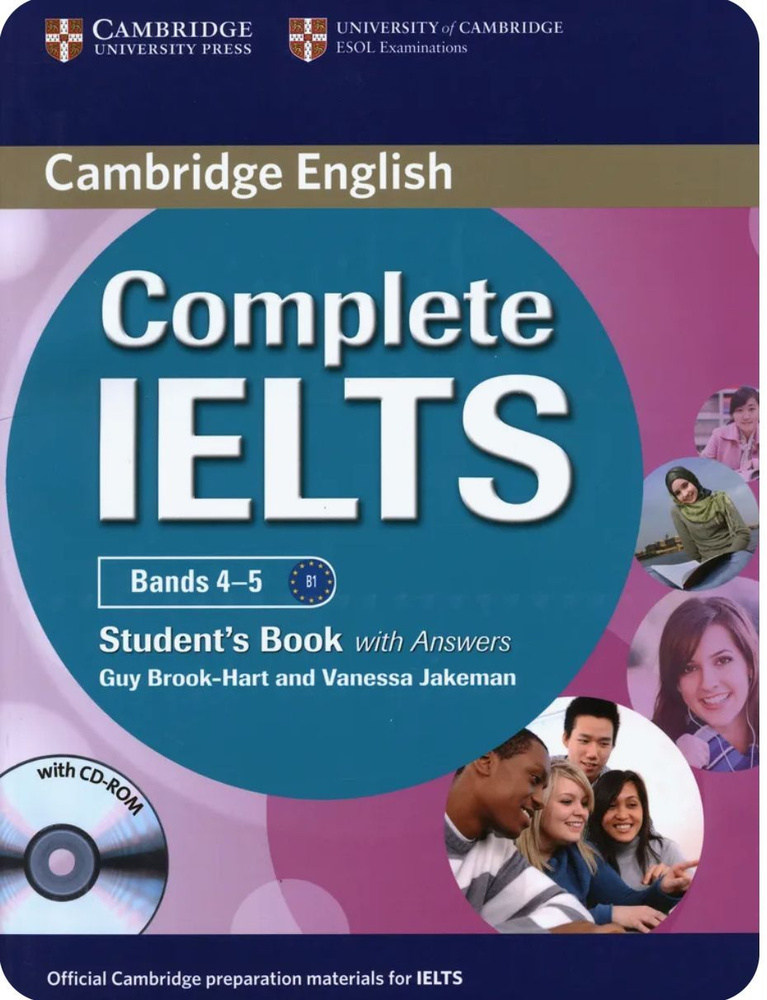 Complete IELTS. Bands 4 5. Student's Book with Answers (+CD) / Учебник Brook-Hart Guy #1