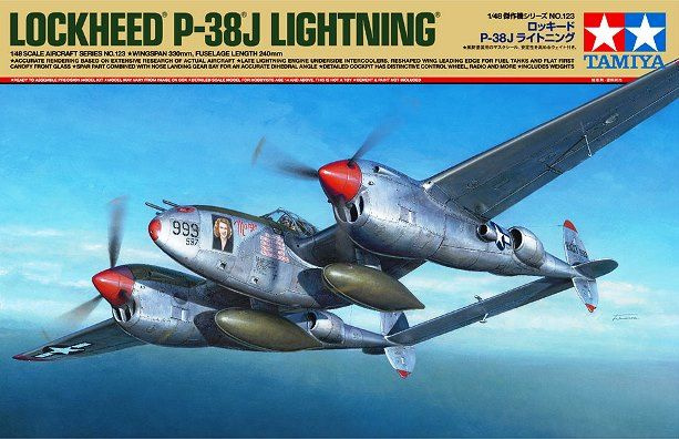 61123 Tamiya Самолет Lockheed P-38J Lightning 1/48 #1