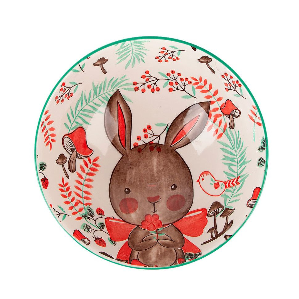 Nouvelle Салатник "Kawaii Forest.Rabbit" d 16см. v 800мл.(фарфор) 0860402 #1