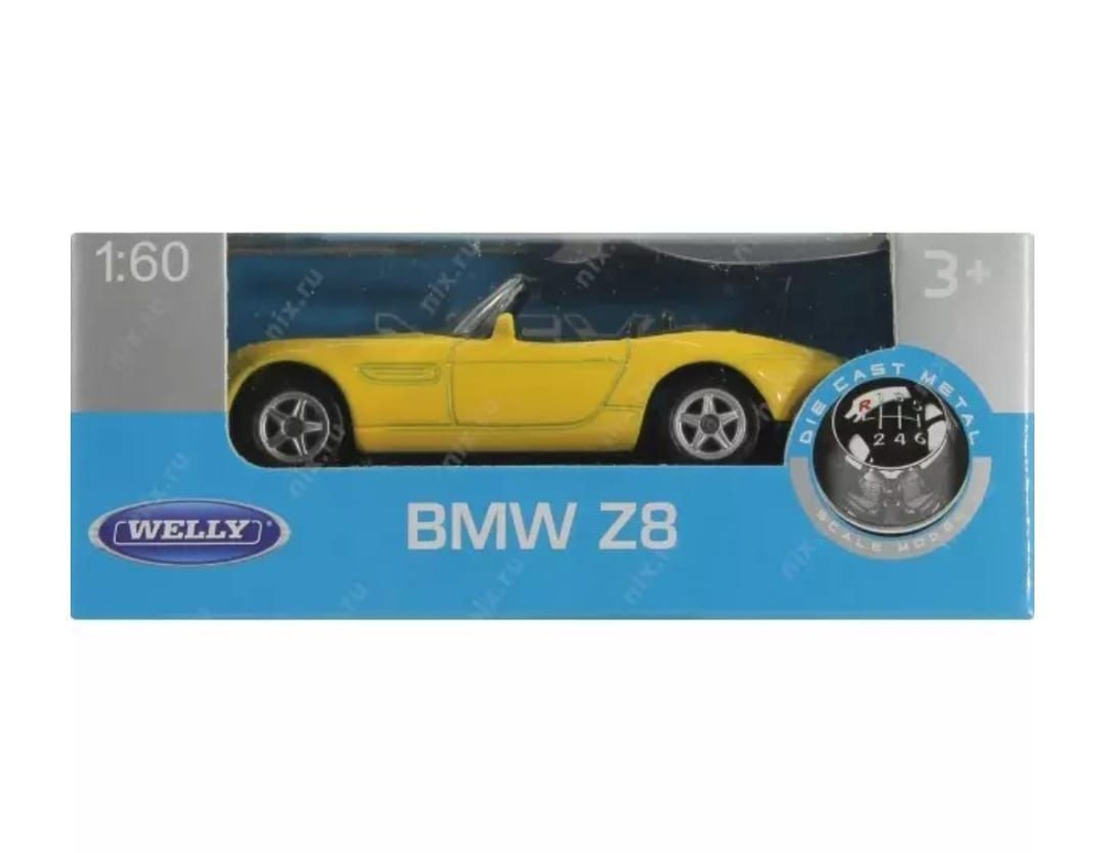 Модель металлическая коллекционная BMW Z8 масштаб 1:60 Welly #1