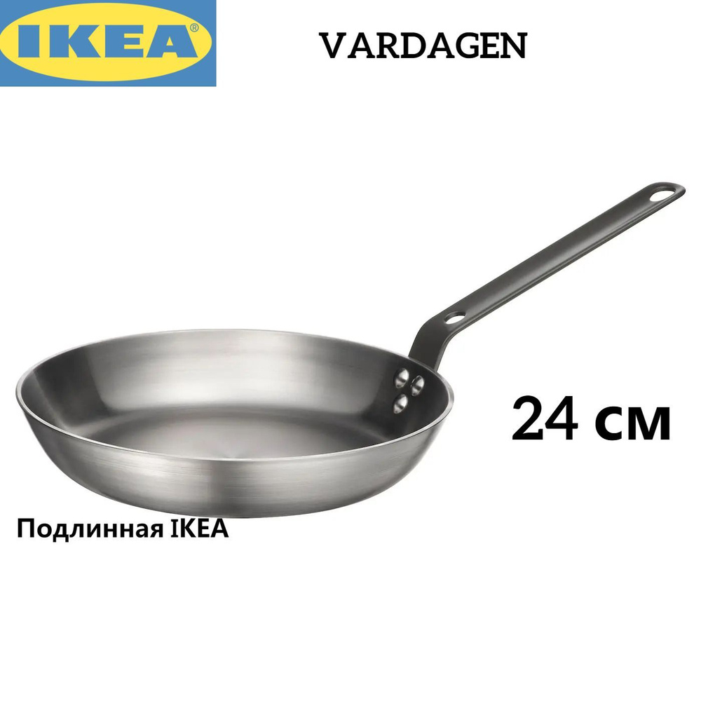 IKEA Сковорода , 24 см, без крышки, с фиксированной ручкой #1