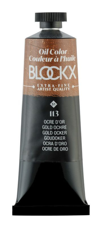 Краска масляная Blockx, Охра золотистая / Gold Ochre 35мл #1