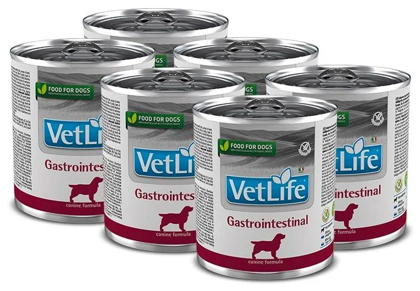 Влажный корм для собак Farmina Vet Life Gastrointestinal, при болезнях ЖКТ 6 шт. х 300 г  #1