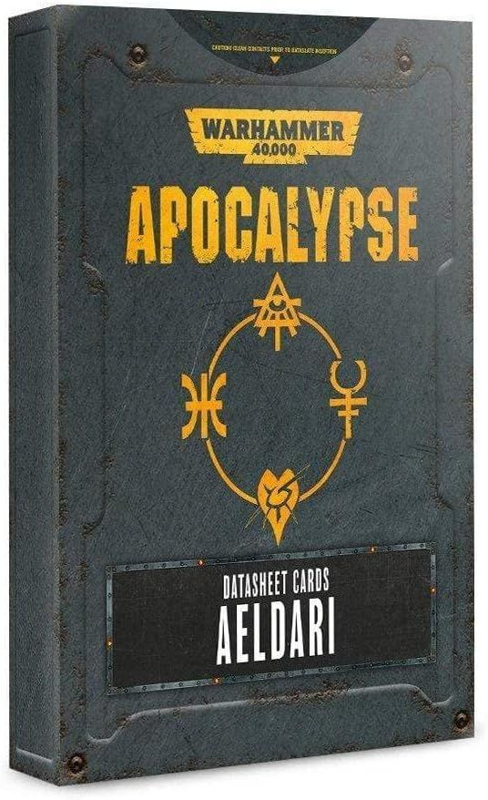 Сборник данных для настольной игры Warhammer 40000: Apocalypse Datasheets: Aeldari  #1