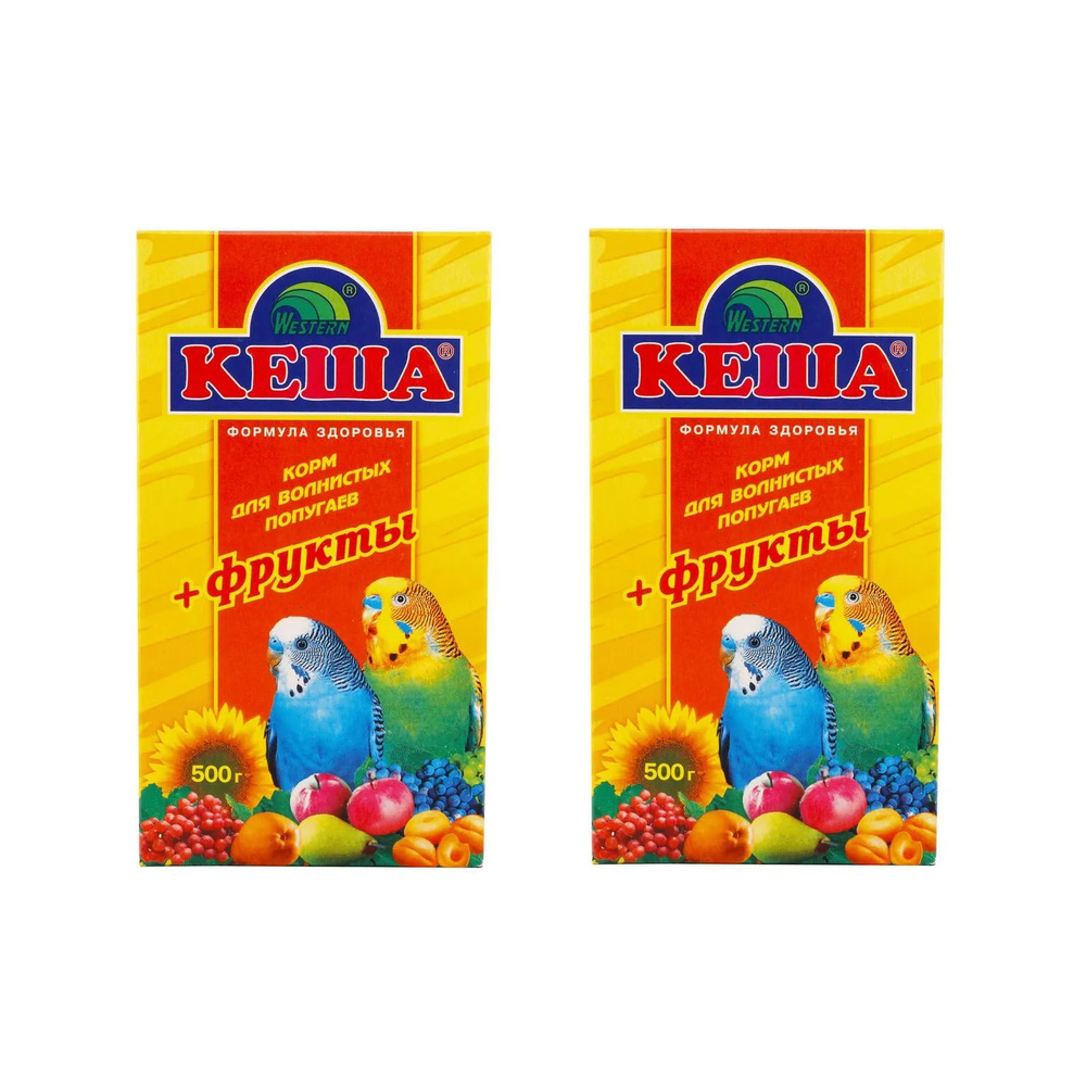 Корм сухой для попугаев КЕША Фрукты, 500гр х 2 штуки #1